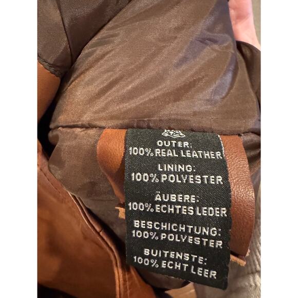 Decrum Santiago Tall 3/4 Length Leather Coat XXL NWT - Picture 5 of 8